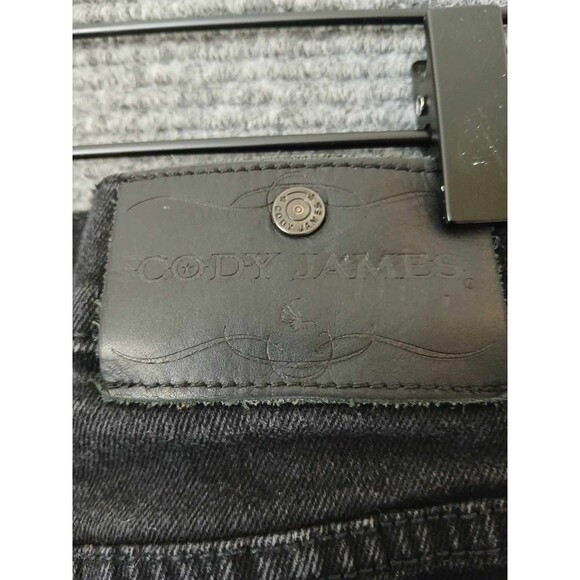 Cody James Jeans Men's 32x30 Night Rider Black Wash Slim Straight Stretch Denim - Picture 8 of 8